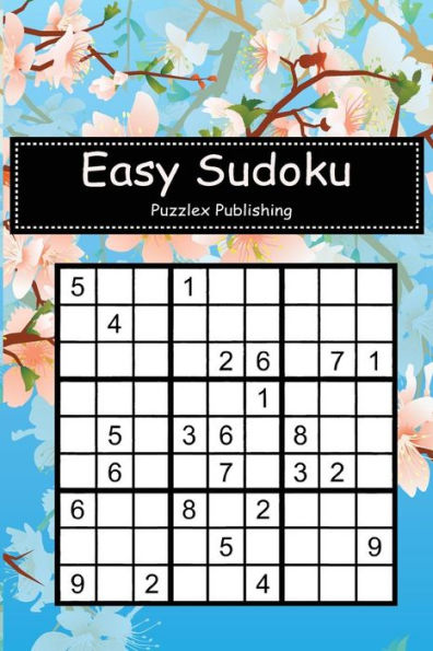 Easy Sudoku: Sudoku Puzzle Game For Beginers With blossoming tree brunch in the garden cover