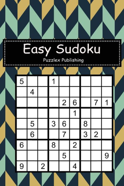 Easy Sudoku: Sudoku Puzzle Game For Beginers With Chevron pattern cover