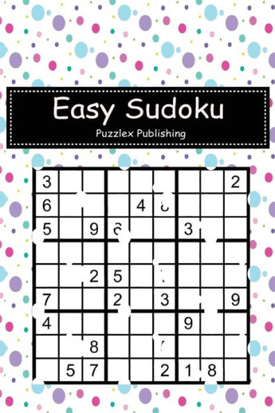 Easy Sudoku: Sudoku Puzzle Game For Beginers With colorful dot pattern cover