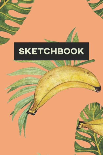Sketchbook : Banana Food Pattern Paint Cute Design