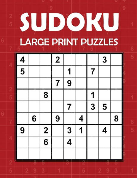 Sudoku Large Print Puzzles : Easy Medium Hard Puzzles