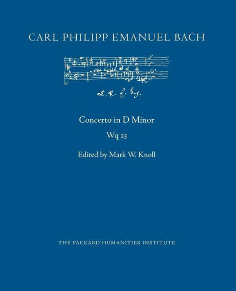 Concerto in D Minor, Wq 23 (Cpeb: Cw Offprints)