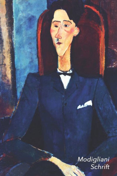Modigliani Schrift: Jean Cocteau - Trendy & Hip Notitieboek - Ideaal Voor School, Studie, Recepten Of Wachtwoorden