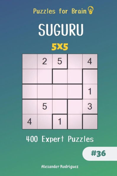 Puzzles For Brain - 400 Suguru Expert Puzzles 5X5