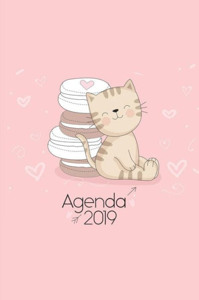 Agenda 2019: Agenda Mensual y Semanal + Organizador I Cubierta con tema de Gatos Enero 2019 a Diciembre 2019 6 x 9in (Spanish Edition) - 9781795435697