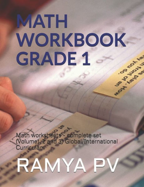 Math Workbook Grade 1 2019 : Math Worksheets - Complete Set (Volume1, 2 And 3) Global/International Curriculam