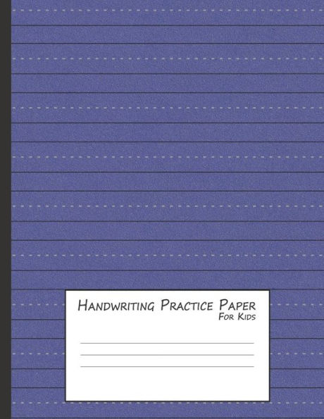 Handwriting Practice Paper for Kids: A Workbook for Learning to Write Alphabets & Numbers - Blue Foam (Writing Exercise Stationery)