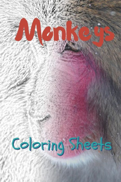 Monkey Coloring Sheets: 30 Monkey Drawings, Coloring Sheets Adults Relaxation, Coloring Book For Kids, For Girls - 9781797498140