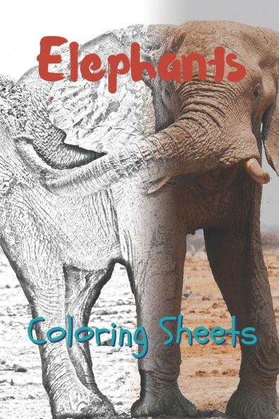 Elephant Coloring Sheets: 30 elephant drawings,coloring sheets adults relaxation, coloring book for kids, for girls, volume 6