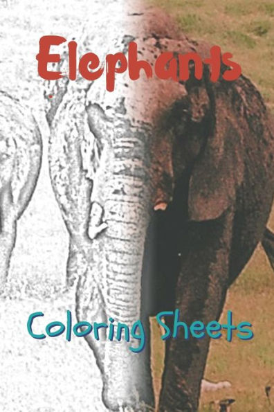 Elephant Coloring Sheets: 30 elephant drawings,coloring sheets adults relaxation, coloring book for kids, for girls, volume 15