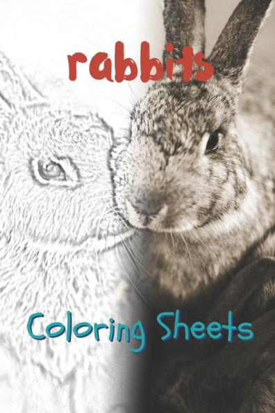 Rabbit Coloring Sheets: 30 Rabbit Drawings, Coloring Sheets Adults Relaxation, Coloring Book For Kids, For Girls - 9781797658810