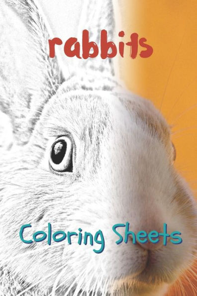 Rabbit Coloring Sheets: 30 Rabbit Drawings, Coloring Sheets Adults Relaxation, Coloring Book For Kids, For Girls - 9781797658902