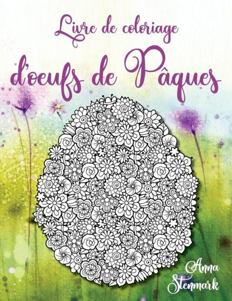 Livre De Coloriage D'Oeufs De Pâques
