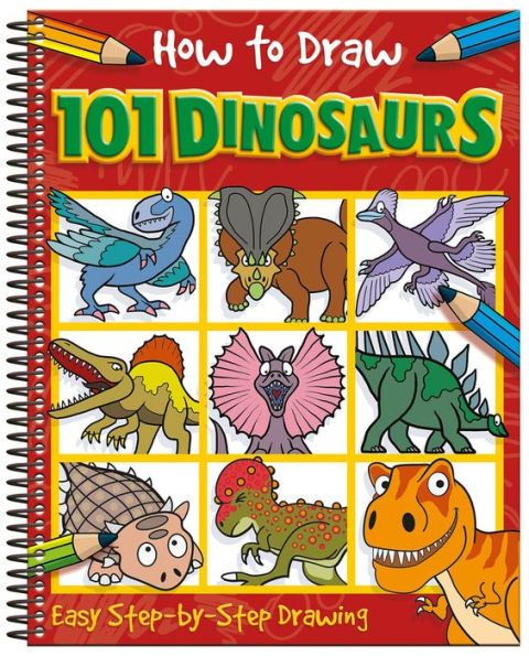 How To Draw 101 Dinosaurs - 9781801054959