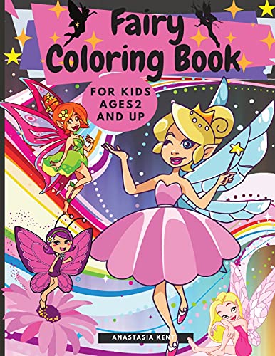 Fairy Coloring Book For Kids Ages 2 And Up - 9781803530086