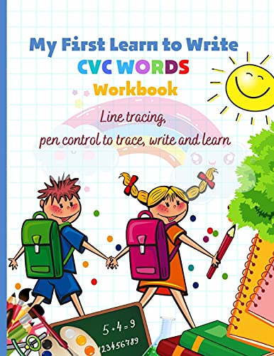 My Furst Learn To Write Cvc Words Workbook Line Tracing, Pen Control To Trace, Write And Learn: Cvc Workbook Fur Kindergarten - Read, Trace, Write - ... Trace & Practice Common High Frequency Cvc - 9781803832029