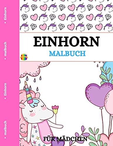Einhorn Malbuch: Niedliche Ausmalbilder F????R Kleine M????Dchen (German Edition) - 9781803837833