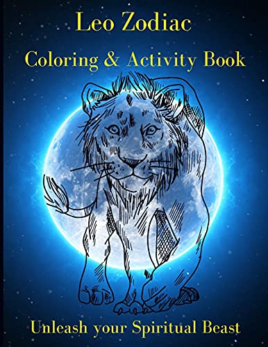 Leo Zodiac Coloring & Activity Book: Horoscope Activity Book - 9781803873008
