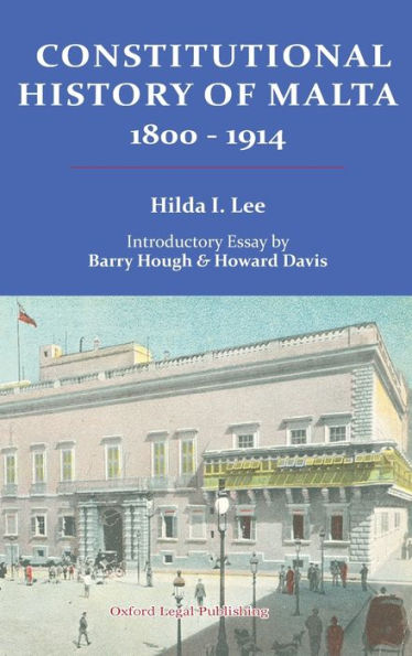 Constitutional History of Malta 1800-1914