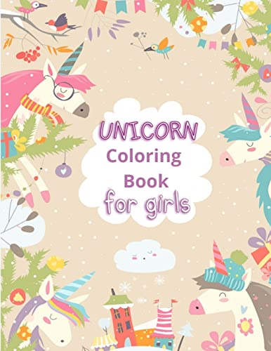 Unicorn Coloring Book For Kids: Coloring Activity Book For Kids, 50 Adorable Designs For Boys And Girls