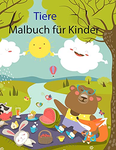 Tiere Malbuch F????R Kinder (German Edition)