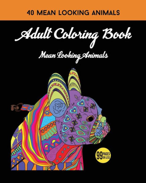 Libro de colorear para adultos: animales de aspecto desagradable