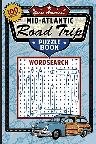 Great American Midatlantic Road Trip Puzzle Book (Great American Puzzle Books)