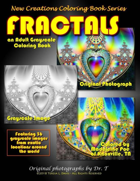 New Creations Coloring Book Series : Fractals