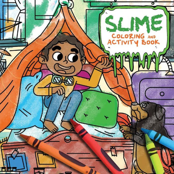 Slime Coloring And Activity Book
