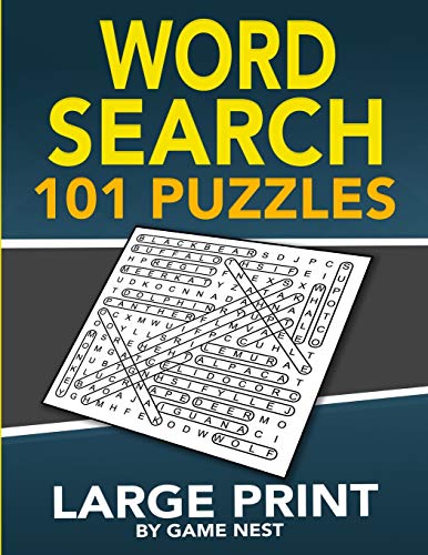 Word Search 101 Puzzles Large Print: Fun & Challenging Puzzle Games for Adults and Kids (8.5??? x 11??? Large Print)