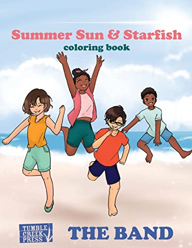 Summer Sun & Starfish Coloring Book (The Band) - 9781953026200