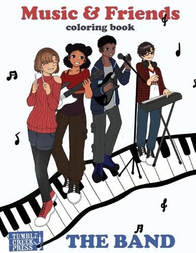 Music And Friends Coloring Book (The Band) - 9781953026255