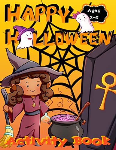 Happy Halloween Activity Book For Kids