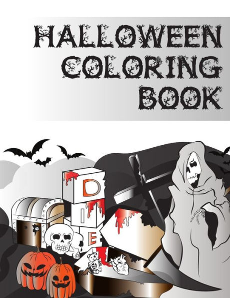 Halloween Coloring Book: Scary Sketches To Color (Color in Fun)
