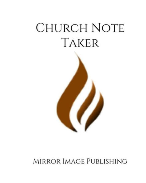 Tomador de notas de la iglesia