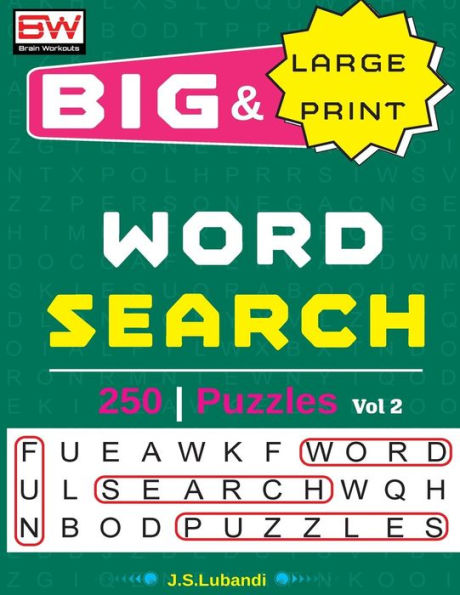 BIG & Large Print WORD SEARCH Puzzles (Volume 2)