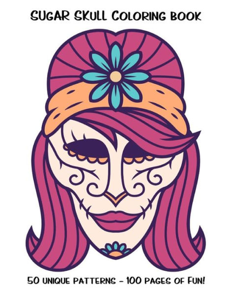 Sugar Skull Coloring Book