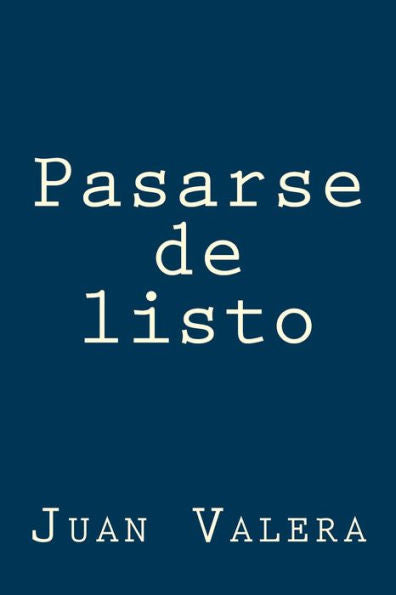 Pasarse De Listo - 9781975730208