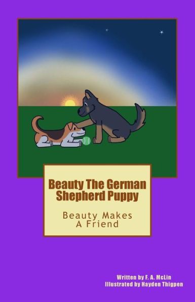Beauty The German Shepherd Puppy: Beauty Makes A Friend