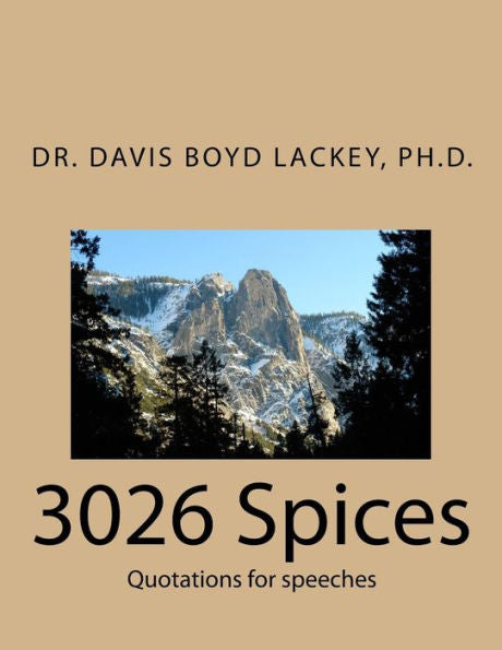 3026 Spices: Quotations for speeches