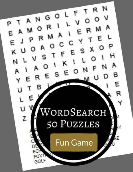 Word Search 50 Puzzles Fun Game : Word Find Large Print Puzzles Games Books