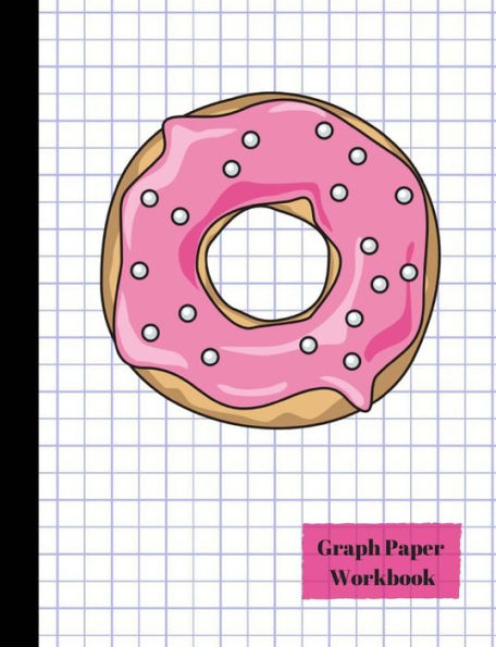 Pink Glazed Donut Quad 4X4 Graph Paper Workbook