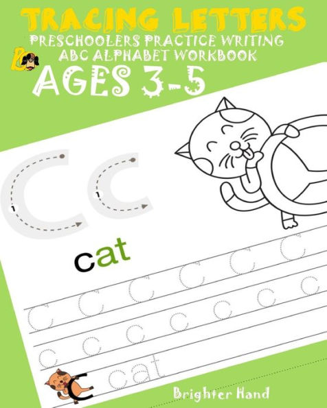 Tracing Letter Preschoolers Practice Writing Abc Alphabet Workbook*Kids Ages 3-5