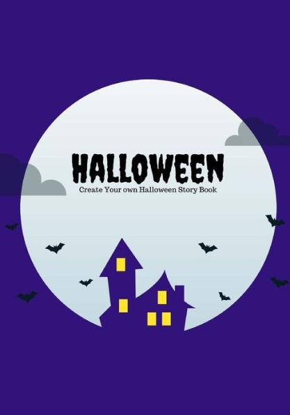Halloween: Create Your Own Halloween Story Book, 100 Pages, Midnight Purple (Halloween Gifts)