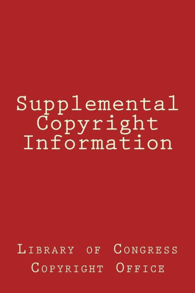 Supplemental Copyright Information