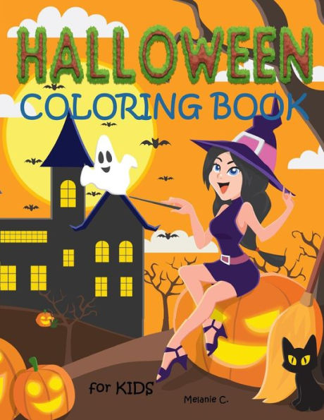 Halloween Coloring Book for Kids: Fun Halloween Coloring Book for Preschoolers, Toddlers, Children (Age: early - 5 years)