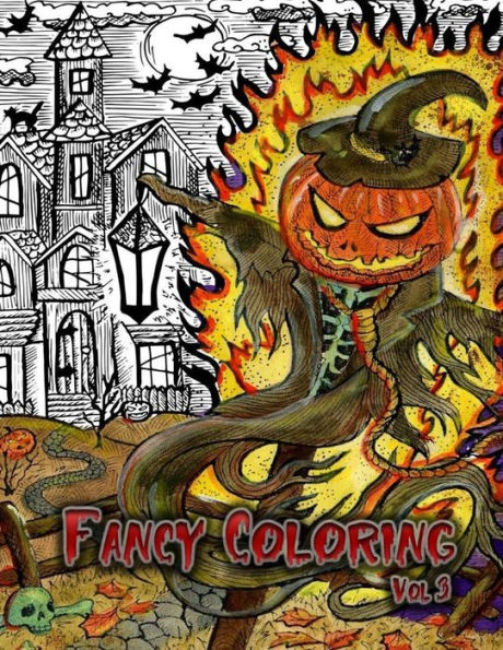 Fancy Coloring: Beauty of Horror Adults Coloring Books