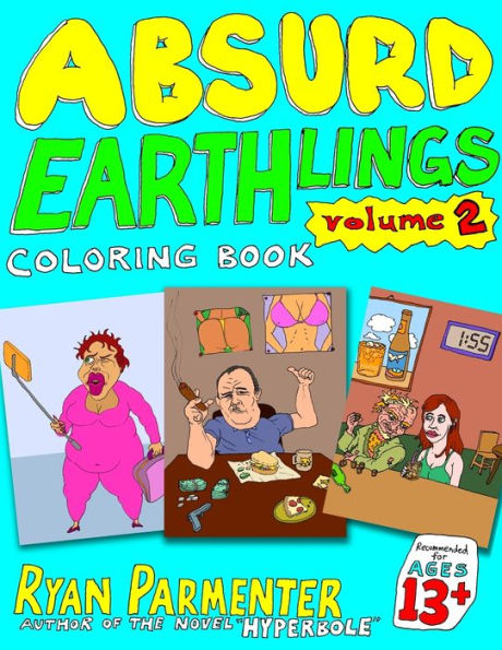 Absurd Earthlings Volume 2: Coloring Book