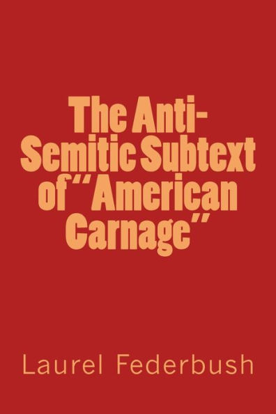The Anti-Semitic Subtext Of American Carnage