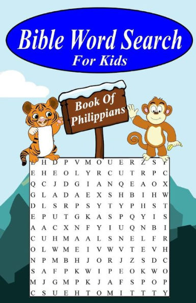 Búsqueda de palabras bíblicas para niños: El libro de Filipenses (Búsqueda de palabras para jóvenes y otros juegos a través de la Biblia)